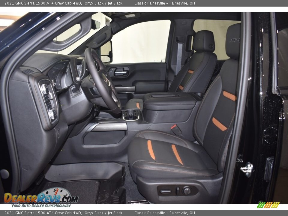 2021 GMC Sierra 1500 AT4 Crew Cab 4WD Onyx Black / Jet Black Photo #7