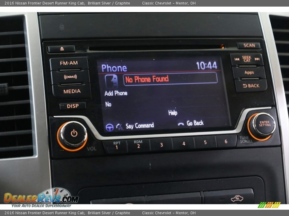 Controls of 2016 Nissan Frontier Desert Runner King Cab Photo #10