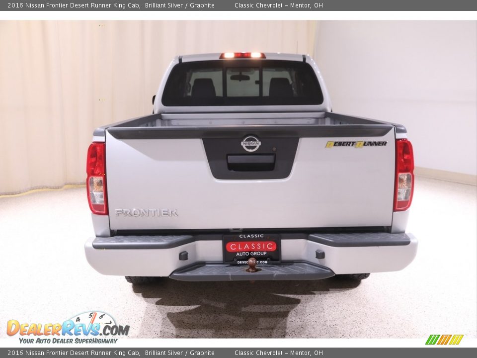 2016 Nissan Frontier Desert Runner King Cab Brilliant Silver / Graphite Photo #15