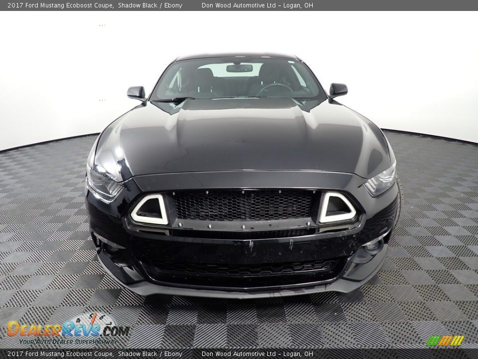 2017 Ford Mustang Ecoboost Coupe Shadow Black / Ebony Photo #5