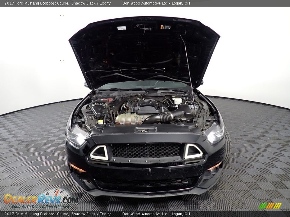 2017 Ford Mustang Ecoboost Coupe Shadow Black / Ebony Photo #6