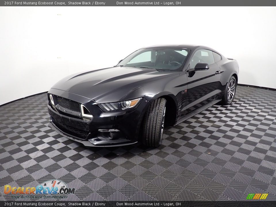 2017 Ford Mustang Ecoboost Coupe Shadow Black / Ebony Photo #8