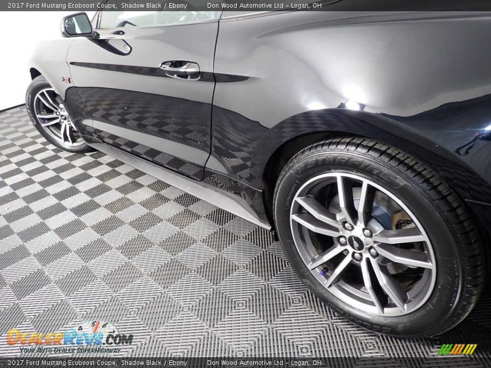 2017 Ford Mustang Ecoboost Coupe Shadow Black / Ebony Photo #10