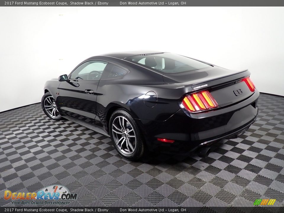 2017 Ford Mustang Ecoboost Coupe Shadow Black / Ebony Photo #11