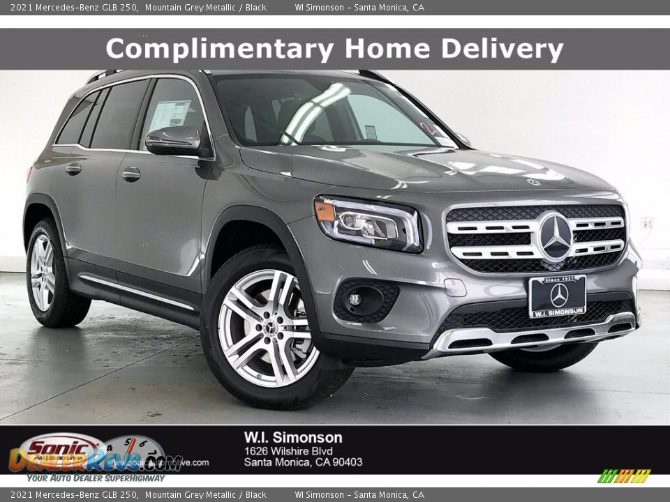 2021 Mercedes-Benz GLB 250 Mountain Grey Metallic / Black Photo #1