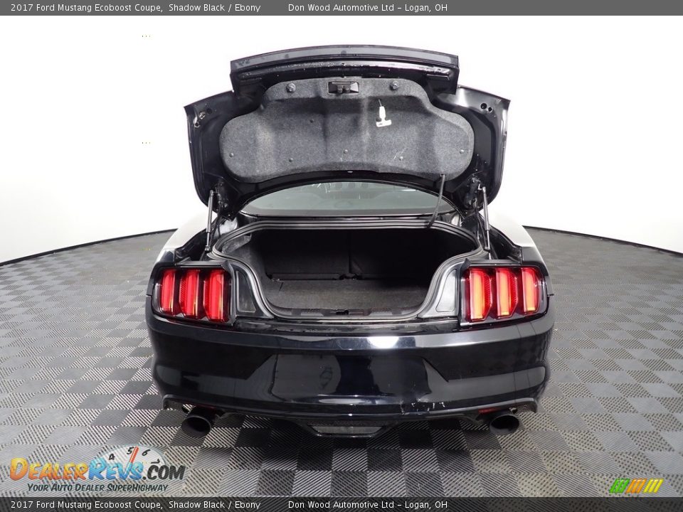 2017 Ford Mustang Ecoboost Coupe Shadow Black / Ebony Photo #13