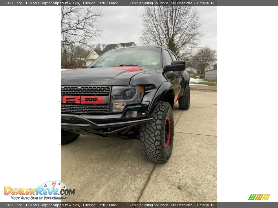 2014 Ford F150 SVT Raptor SuperCrew 4x4 Tuxedo Black / Black Photo #9