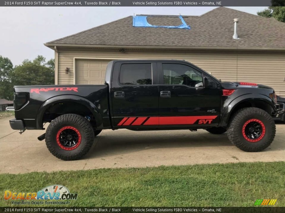 2014 Ford F150 SVT Raptor SuperCrew 4x4 Tuxedo Black / Black Photo #12