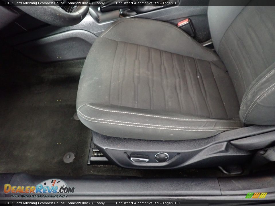2017 Ford Mustang Ecoboost Coupe Shadow Black / Ebony Photo #21