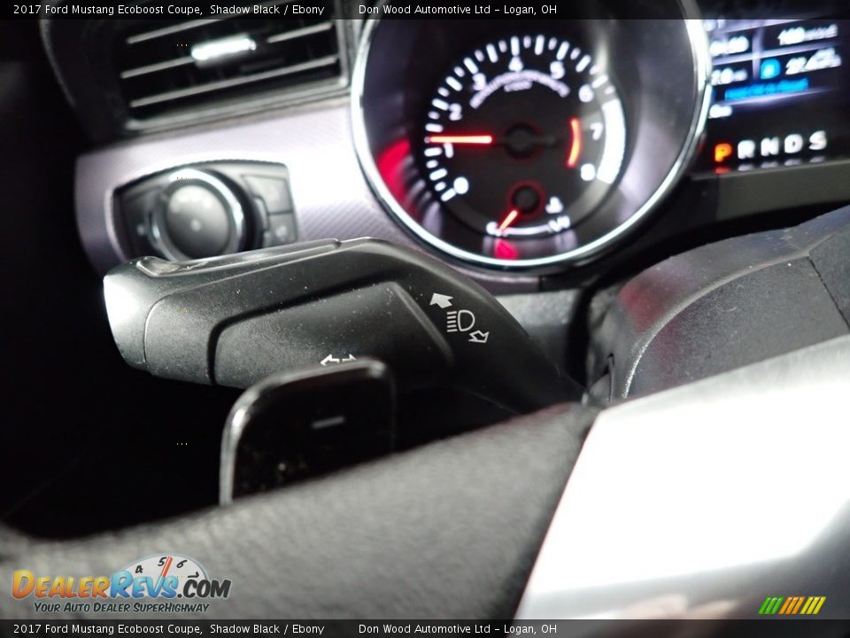 2017 Ford Mustang Ecoboost Coupe Shadow Black / Ebony Photo #29