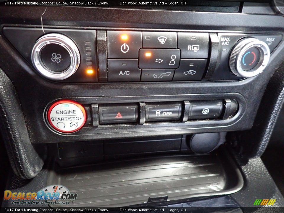 2017 Ford Mustang Ecoboost Coupe Shadow Black / Ebony Photo #34