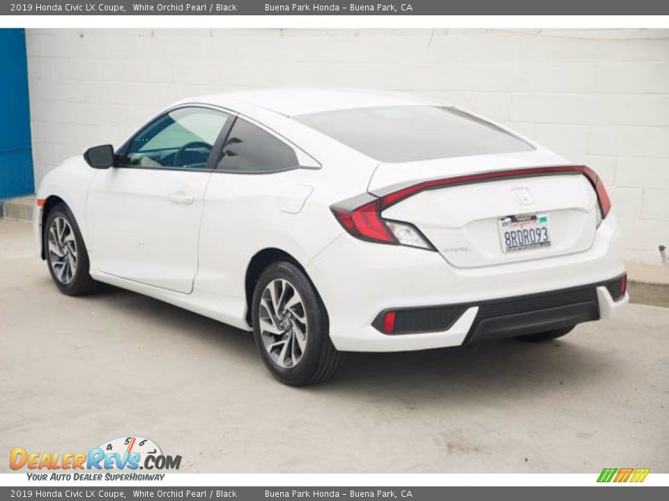 2019 Honda Civic LX Coupe White Orchid Pearl / Black Photo #2