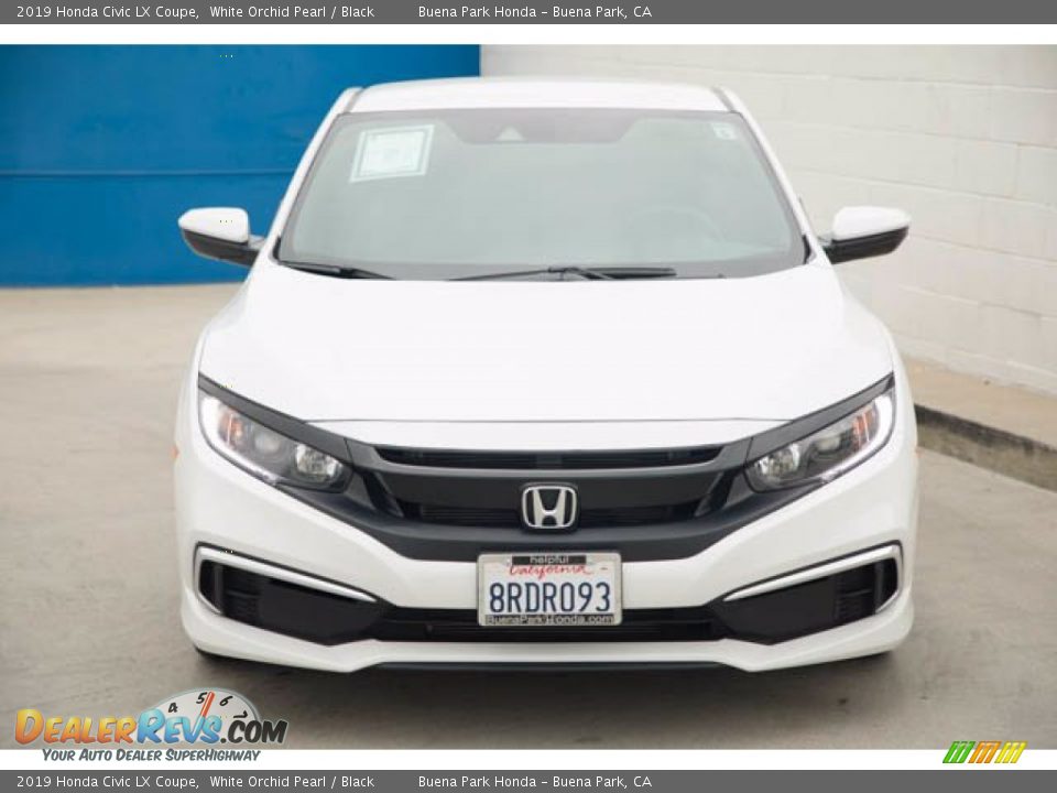 2019 Honda Civic LX Coupe White Orchid Pearl / Black Photo #5