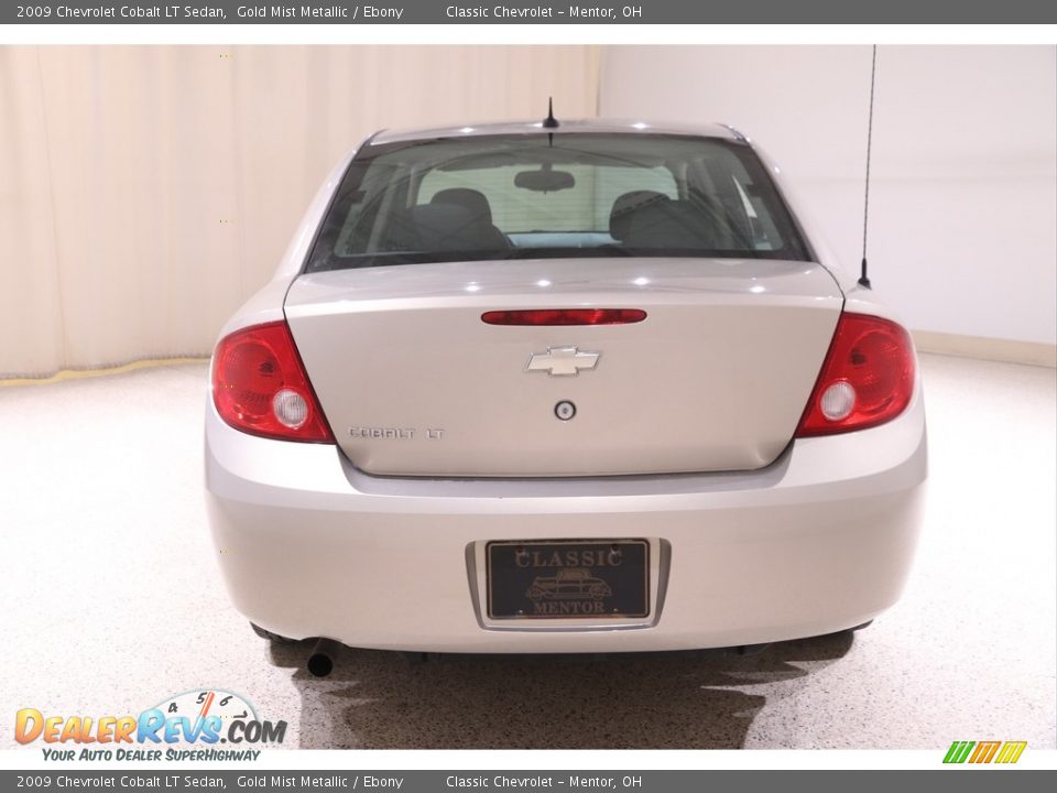 2009 Chevrolet Cobalt LT Sedan Gold Mist Metallic / Ebony Photo #14