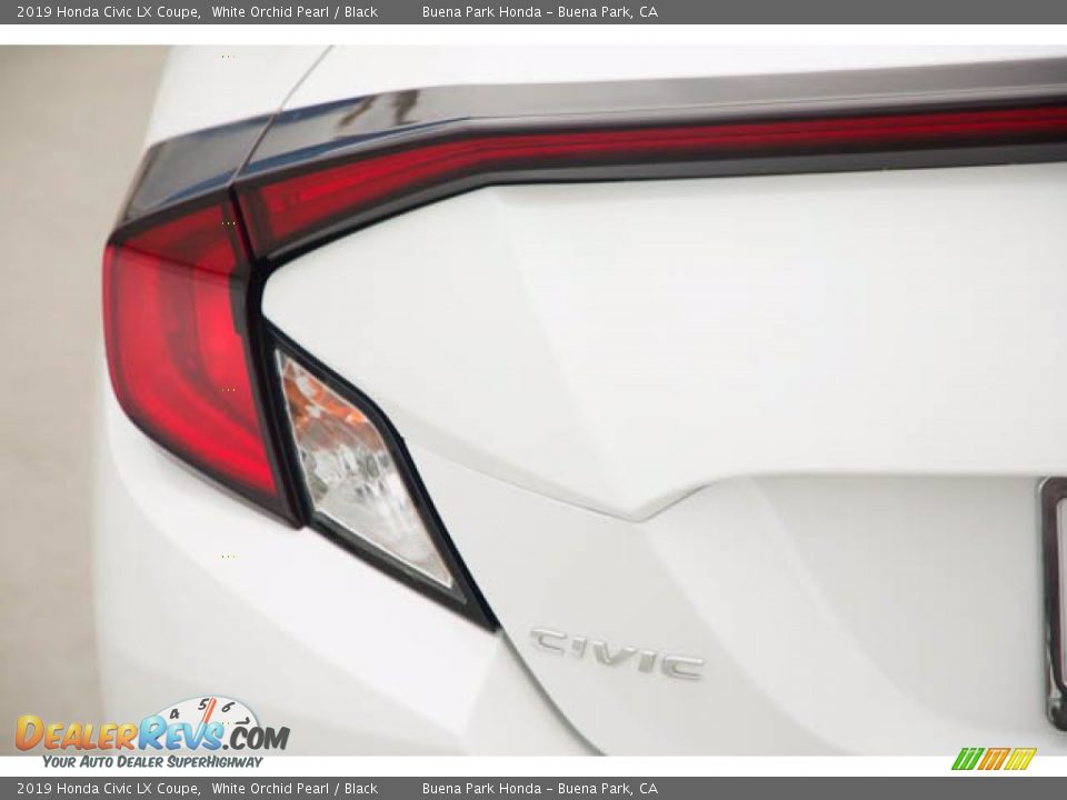 2019 Honda Civic LX Coupe White Orchid Pearl / Black Photo #10