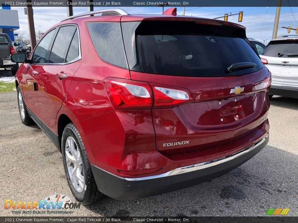 2021 Chevrolet Equinox Premier Cajun Red Tintcoat / Jet Black Photo #4