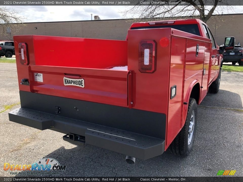 2021 Chevrolet Silverado 2500HD Work Truck Double Cab Utility Red Hot / Jet Black Photo #3