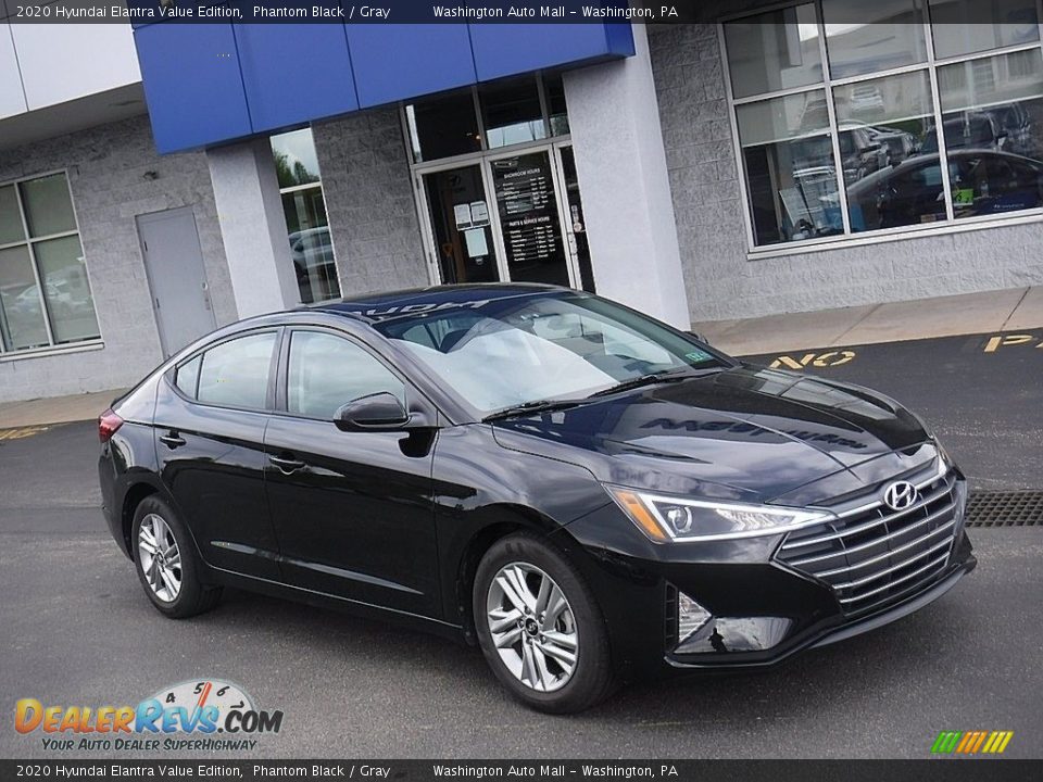 2020 Hyundai Elantra Value Edition Phantom Black / Gray Photo #1