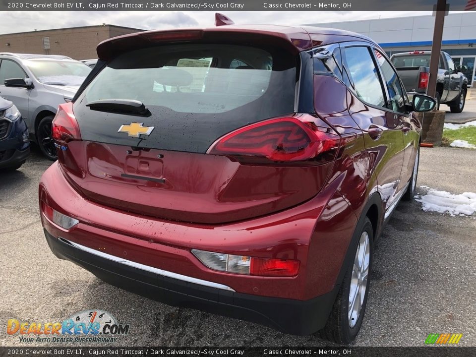 2020 Chevrolet Bolt EV LT Cajun Red Tintcoat / Dark Galvanized/­Sky Cool Gray Photo #3