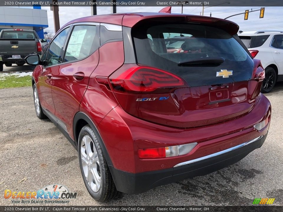 2020 Chevrolet Bolt EV LT Cajun Red Tintcoat / Dark Galvanized/­Sky Cool Gray Photo #4