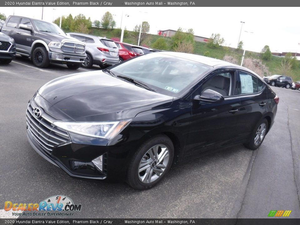 2020 Hyundai Elantra Value Edition Phantom Black / Gray Photo #6