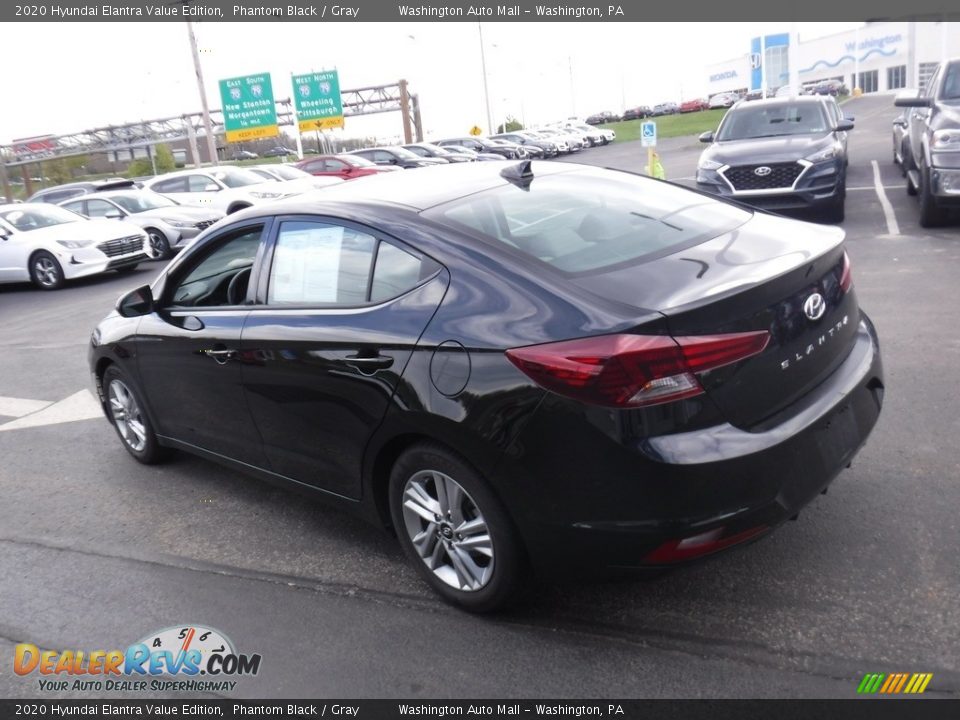 2020 Hyundai Elantra Value Edition Phantom Black / Gray Photo #8