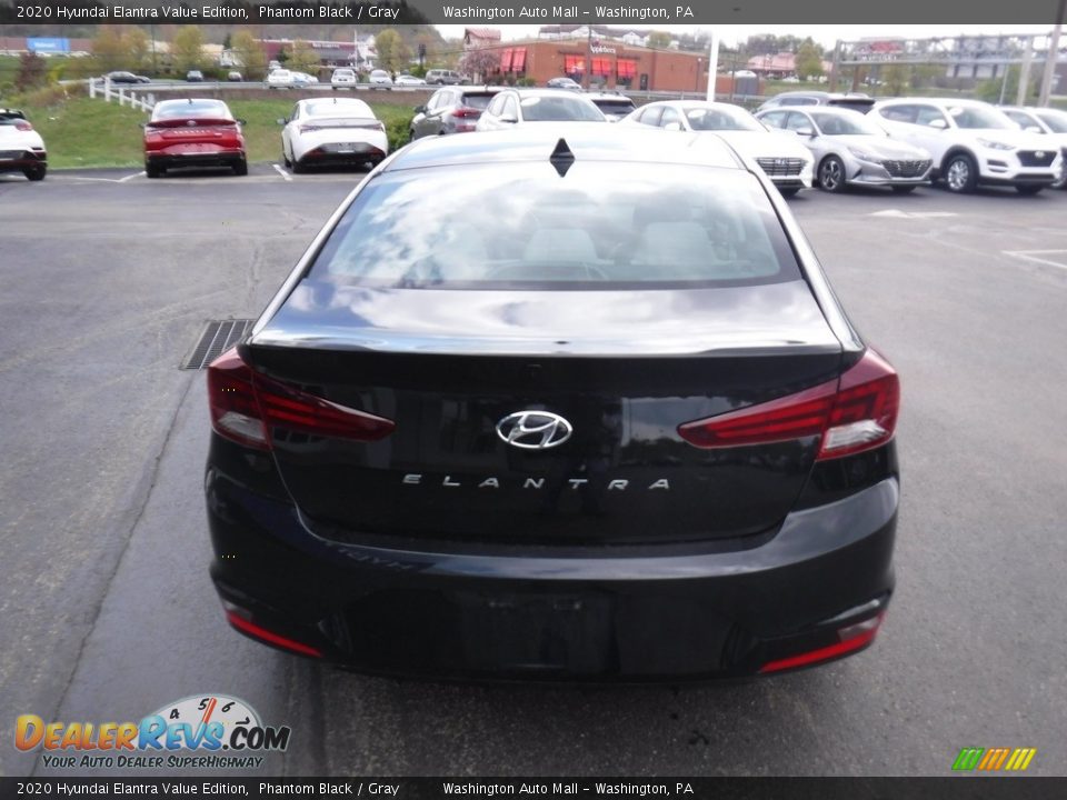 2020 Hyundai Elantra Value Edition Phantom Black / Gray Photo #9