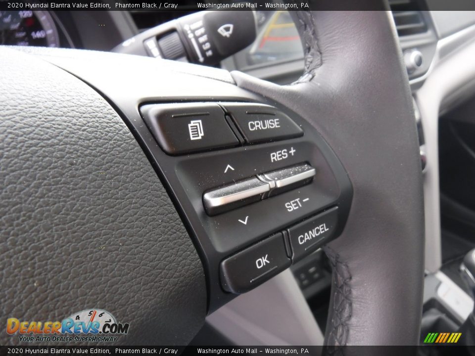 2020 Hyundai Elantra Value Edition Phantom Black / Gray Photo #24