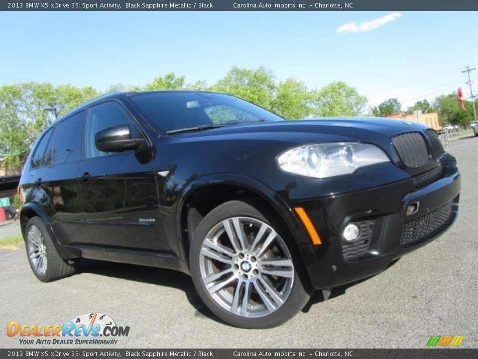 2013 BMW X5 xDrive 35i Sport Activity Black Sapphire Metallic / Black Photo #1