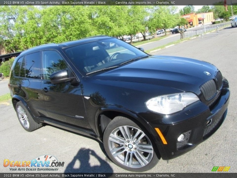 2013 BMW X5 xDrive 35i Sport Activity Black Sapphire Metallic / Black Photo #3