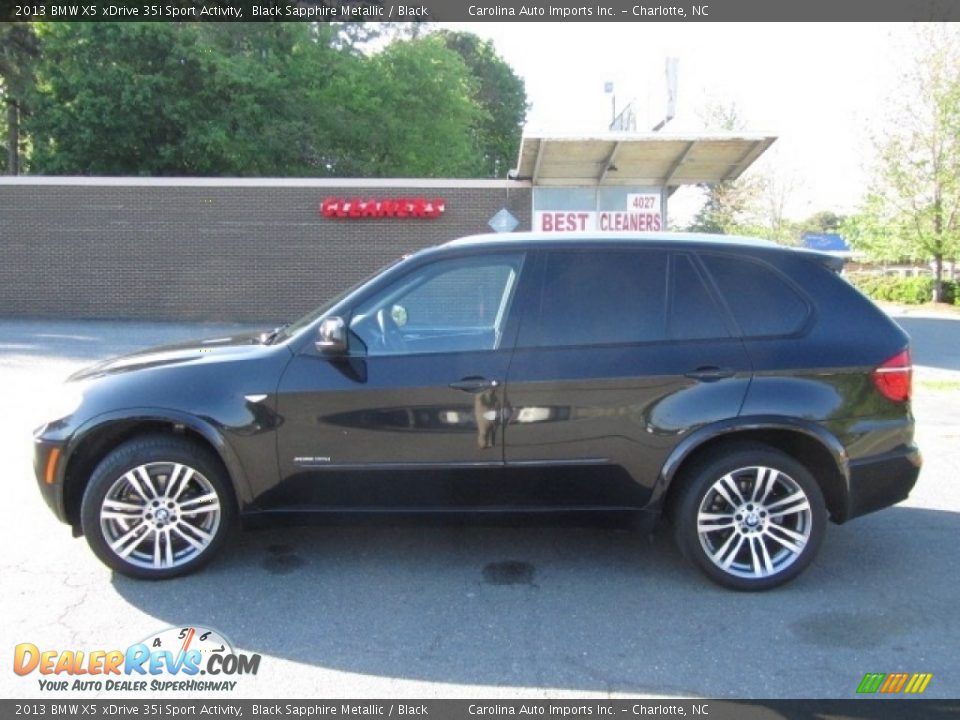 2013 BMW X5 xDrive 35i Sport Activity Black Sapphire Metallic / Black Photo #7