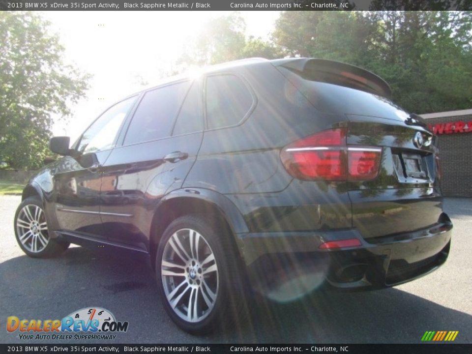2013 BMW X5 xDrive 35i Sport Activity Black Sapphire Metallic / Black Photo #8