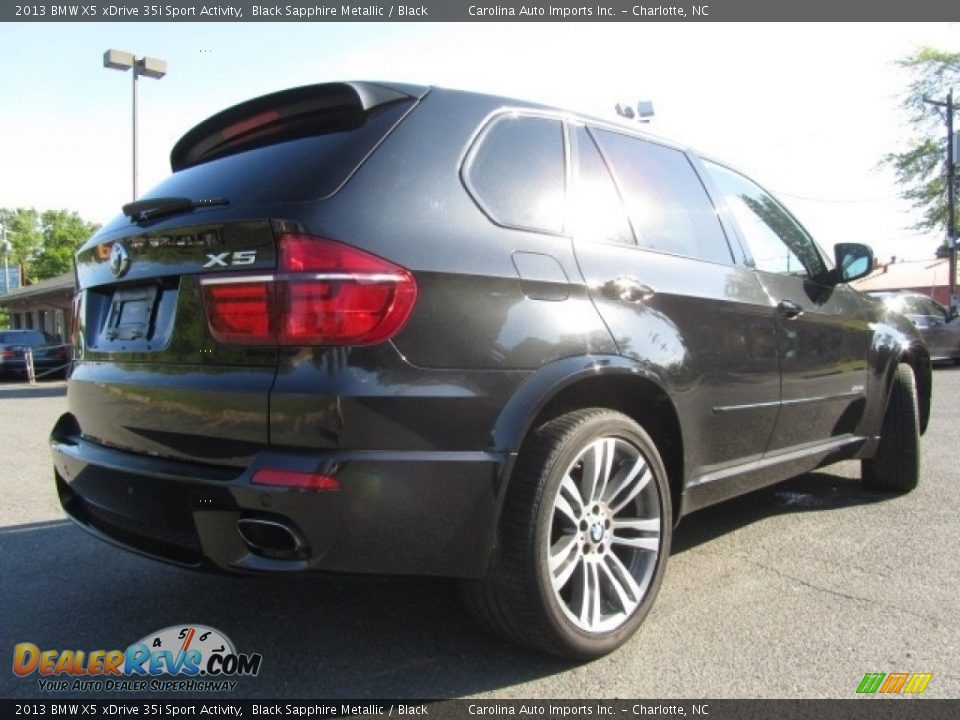 2013 BMW X5 xDrive 35i Sport Activity Black Sapphire Metallic / Black Photo #10