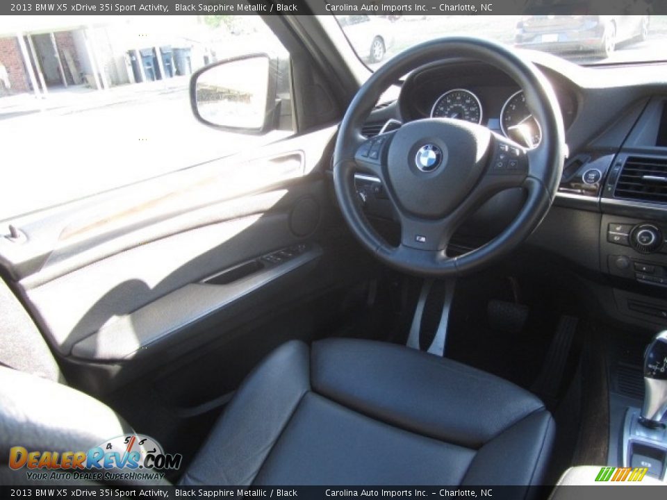 2013 BMW X5 xDrive 35i Sport Activity Black Sapphire Metallic / Black Photo #12