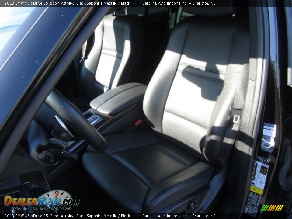 2013 BMW X5 xDrive 35i Sport Activity Black Sapphire Metallic / Black Photo #18