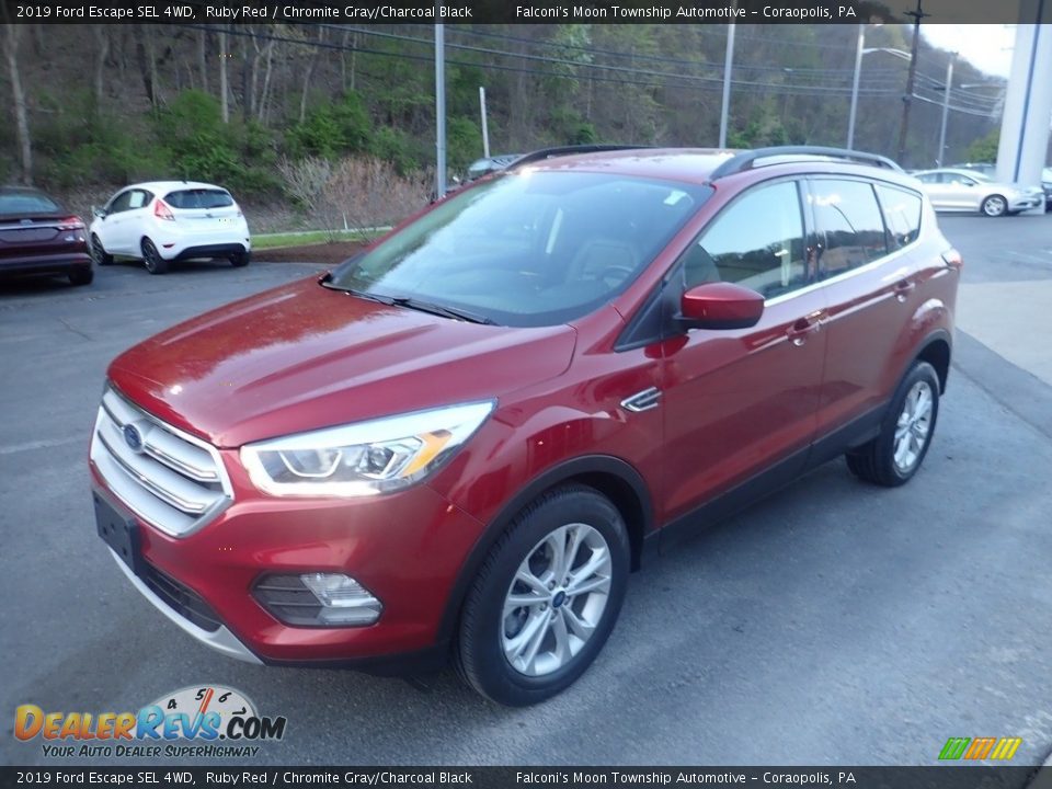 2019 Ford Escape SEL 4WD Ruby Red / Chromite Gray/Charcoal Black Photo #7