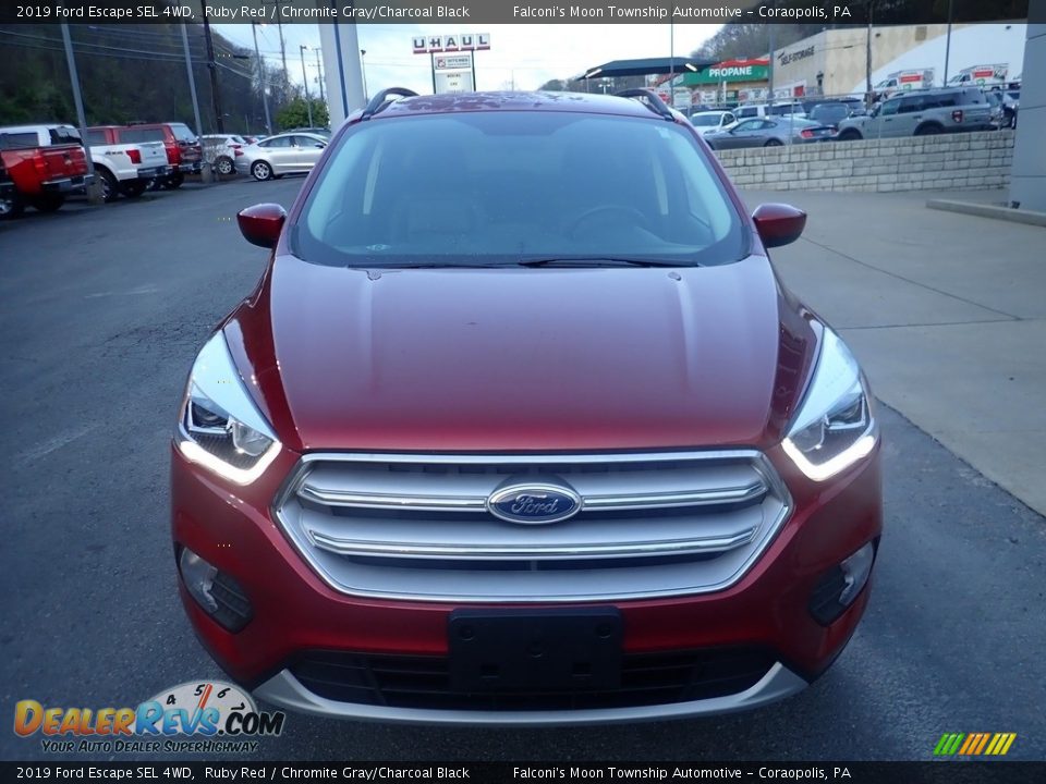 2019 Ford Escape SEL 4WD Ruby Red / Chromite Gray/Charcoal Black Photo #8