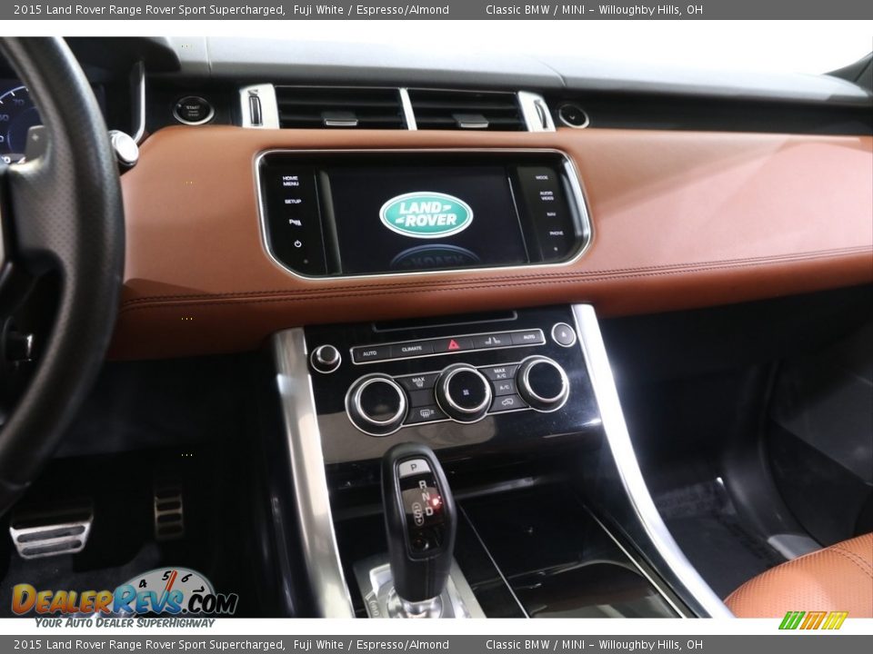 2015 Land Rover Range Rover Sport Supercharged Fuji White / Espresso/Almond Photo #10