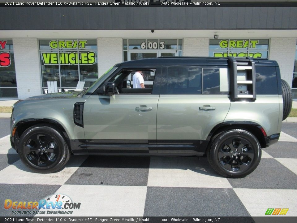 Pangea Green Metallic 2021 Land Rover Defender 110 X-Dynamic HSE Photo #1
