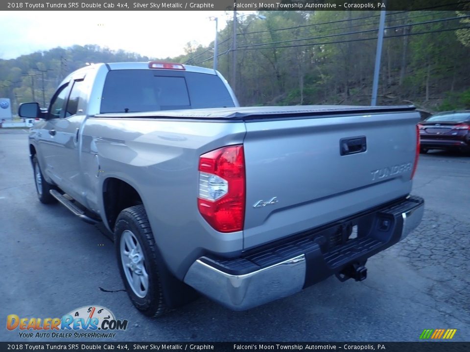 2018 Toyota Tundra SR5 Double Cab 4x4 Silver Sky Metallic / Graphite Photo #4