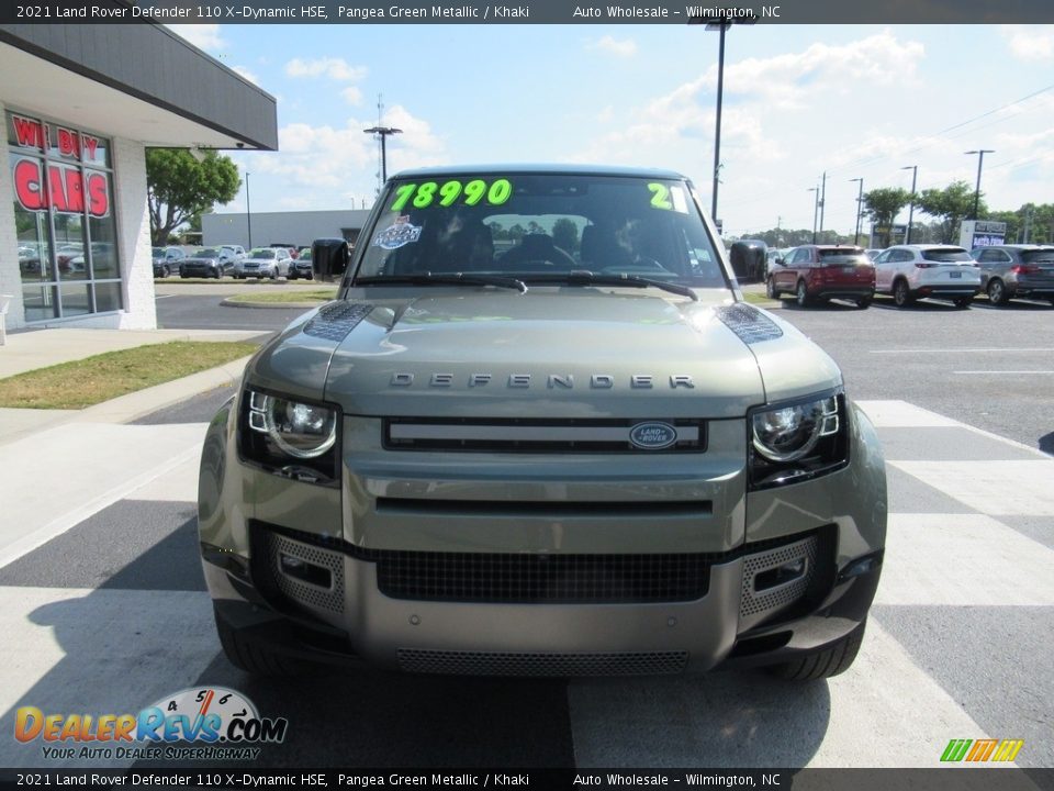 2021 Land Rover Defender 110 X-Dynamic HSE Pangea Green Metallic / Khaki Photo #2