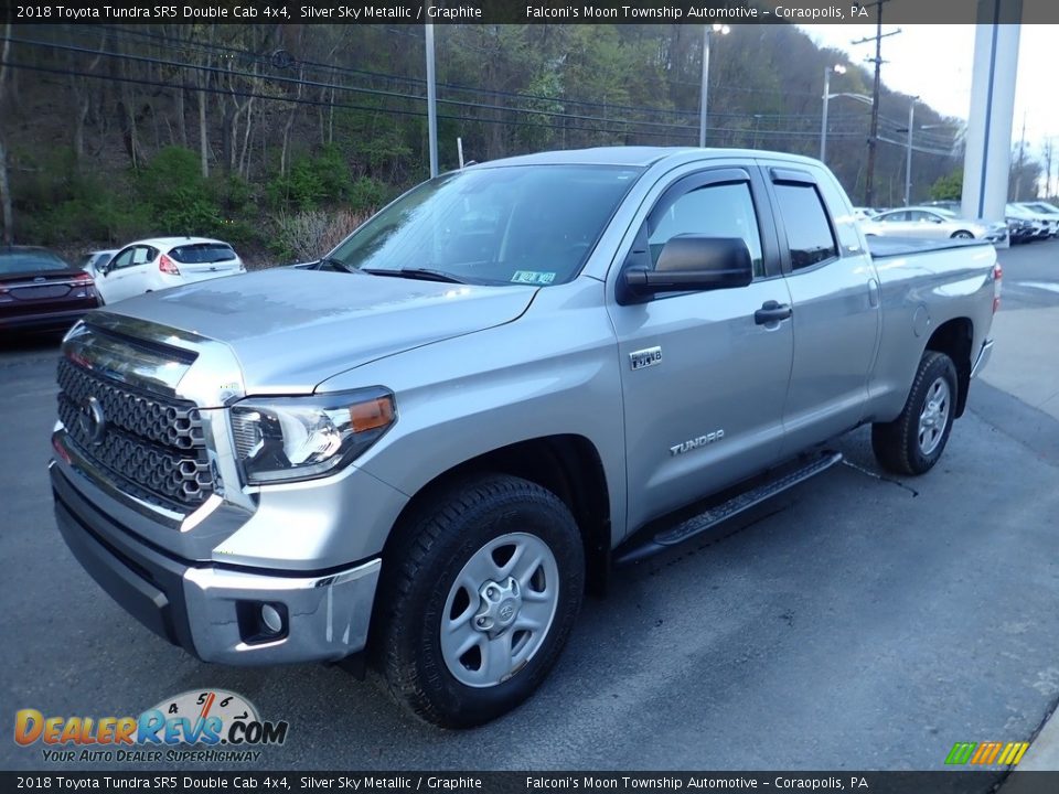 2018 Toyota Tundra SR5 Double Cab 4x4 Silver Sky Metallic / Graphite Photo #6