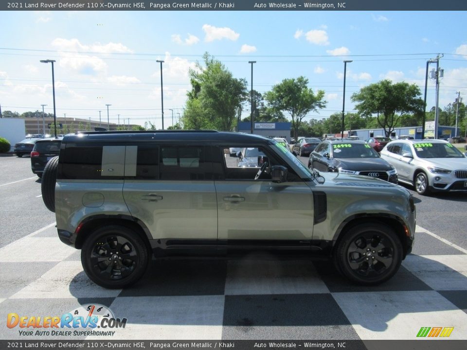 2021 Land Rover Defender 110 X-Dynamic HSE Pangea Green Metallic / Khaki Photo #3