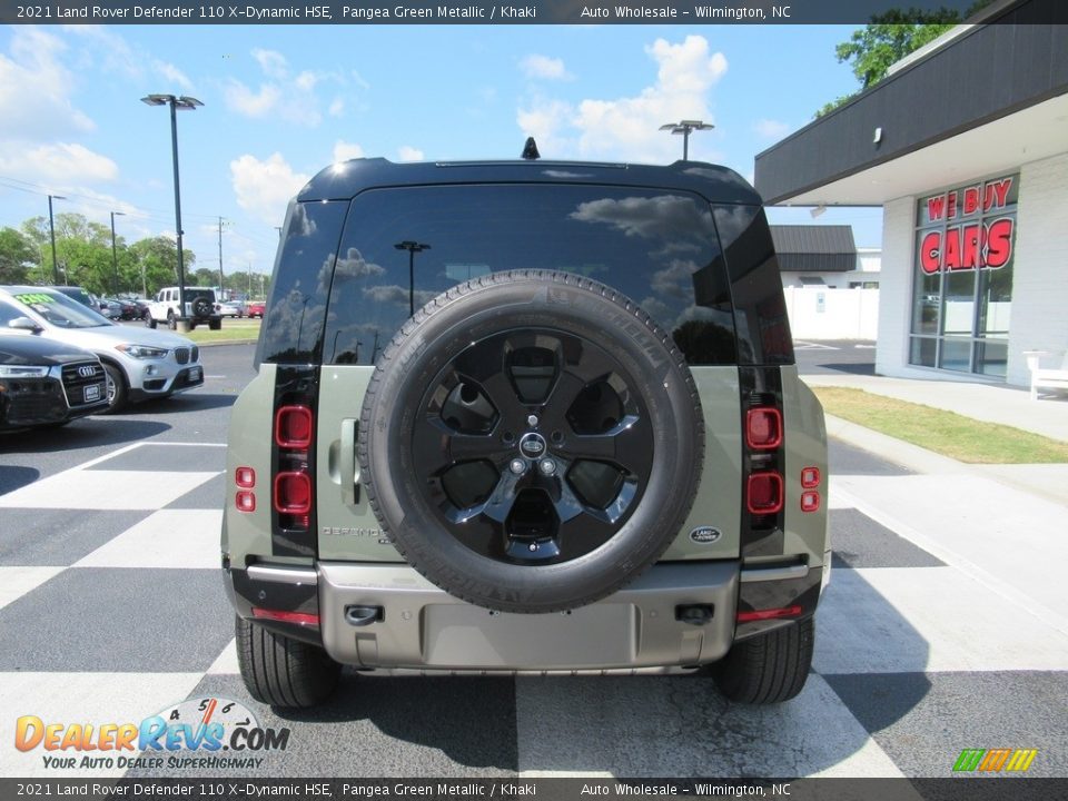 2021 Land Rover Defender 110 X-Dynamic HSE Pangea Green Metallic / Khaki Photo #4
