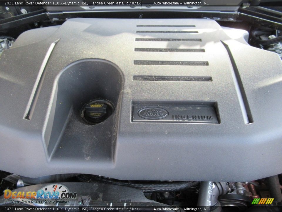 2021 Land Rover Defender 110 X-Dynamic HSE Pangea Green Metallic / Khaki Photo #6