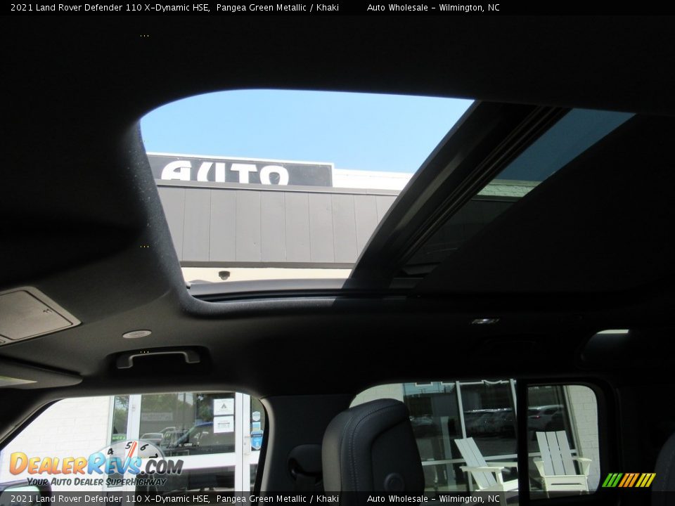 2021 Land Rover Defender 110 X-Dynamic HSE Pangea Green Metallic / Khaki Photo #10