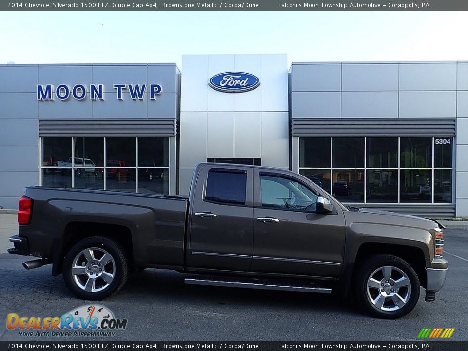 2014 Chevrolet Silverado 1500 LTZ Double Cab 4x4 Brownstone Metallic / Cocoa/Dune Photo #1