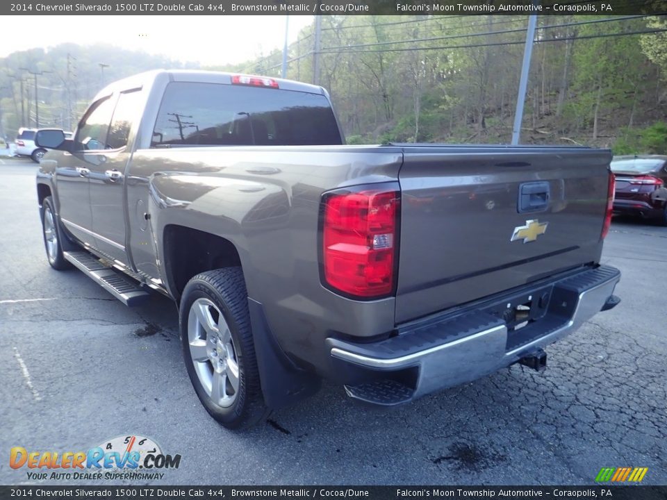 2014 Chevrolet Silverado 1500 LTZ Double Cab 4x4 Brownstone Metallic / Cocoa/Dune Photo #4