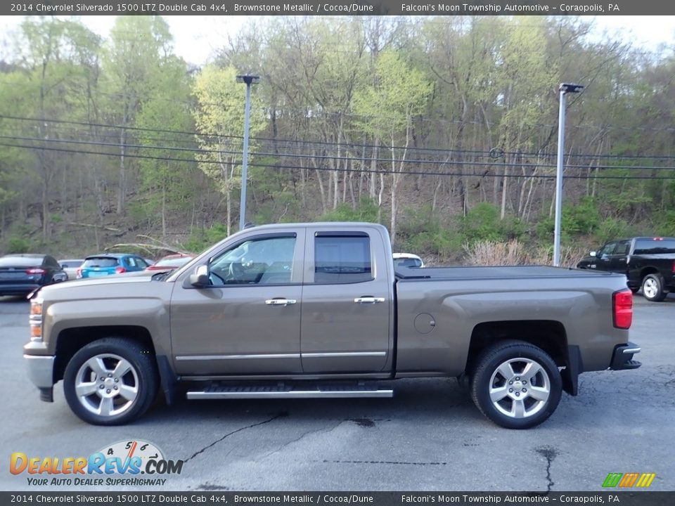 2014 Chevrolet Silverado 1500 LTZ Double Cab 4x4 Brownstone Metallic / Cocoa/Dune Photo #5