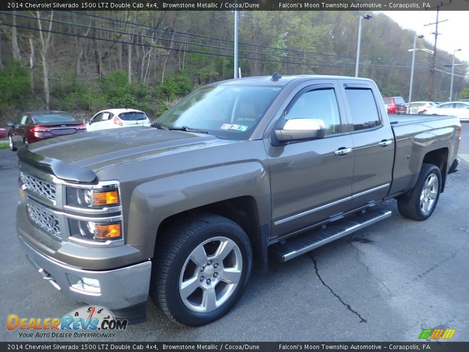 2014 Chevrolet Silverado 1500 LTZ Double Cab 4x4 Brownstone Metallic / Cocoa/Dune Photo #6